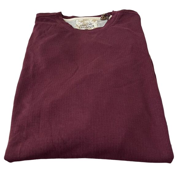 TASSO ELBA ISLAND LONG SLEEVE PULL-OVER TOP/T-SHIRT, WOMENS, M, PLUM, ROUND NECK - Picture 6 of 10